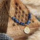 ISIS ┃Bracelet en acier inoxydable et Lapis Lazuli